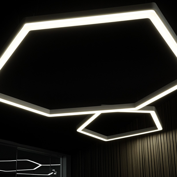 Top Hexagon D:0,9m 42W 3K Dimbar 