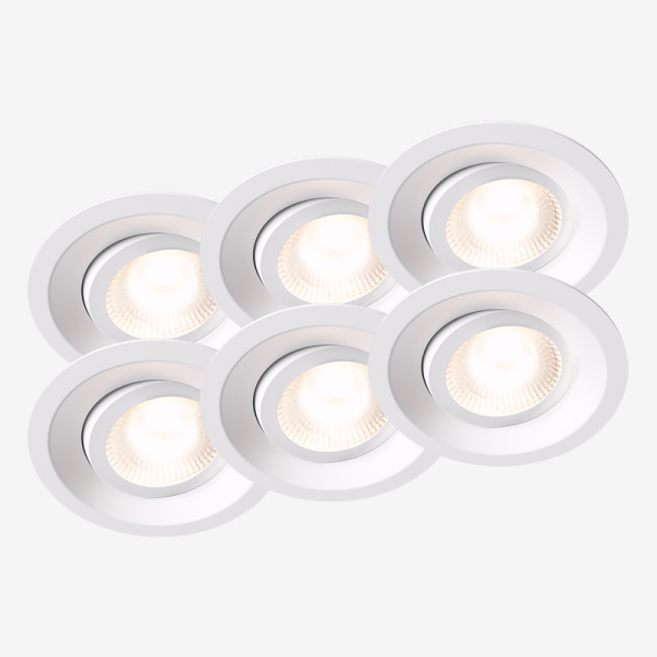 Plejd Tilt - 6-pack downlights - DWN-01