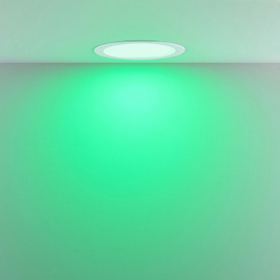 Tuva V2 RGBW Rund led panel 24V 22W - Ø:234mm Vit