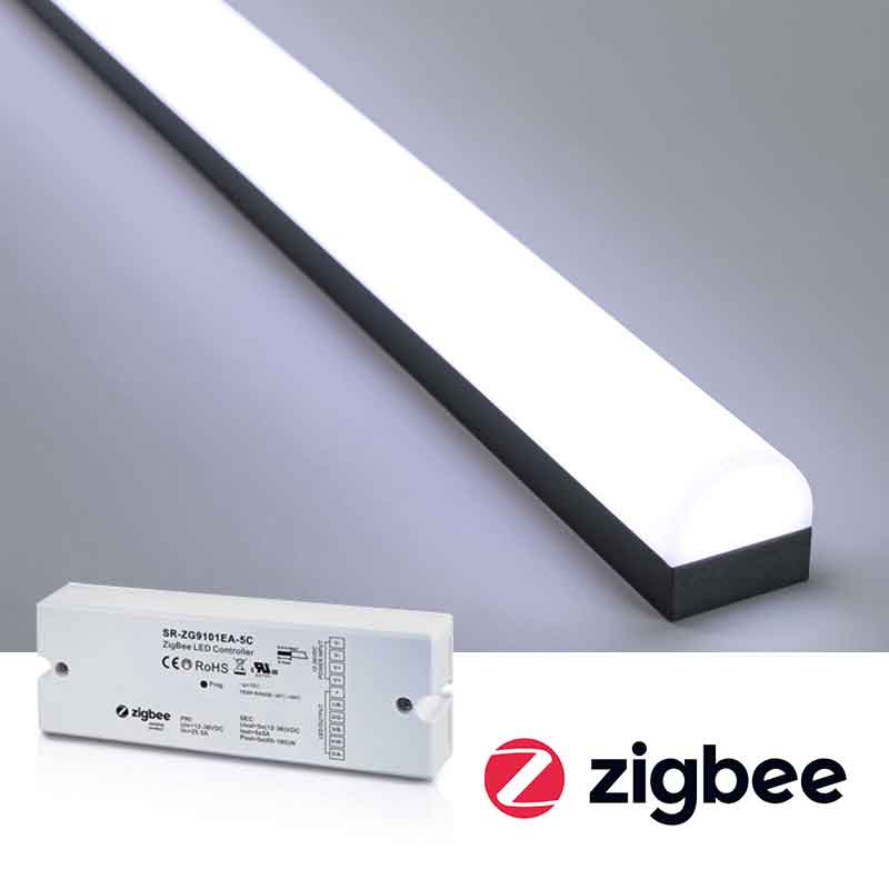 Styr LED-strips & LED-lister med ZigBee (Philips Hue, Ikea Trådfri)
