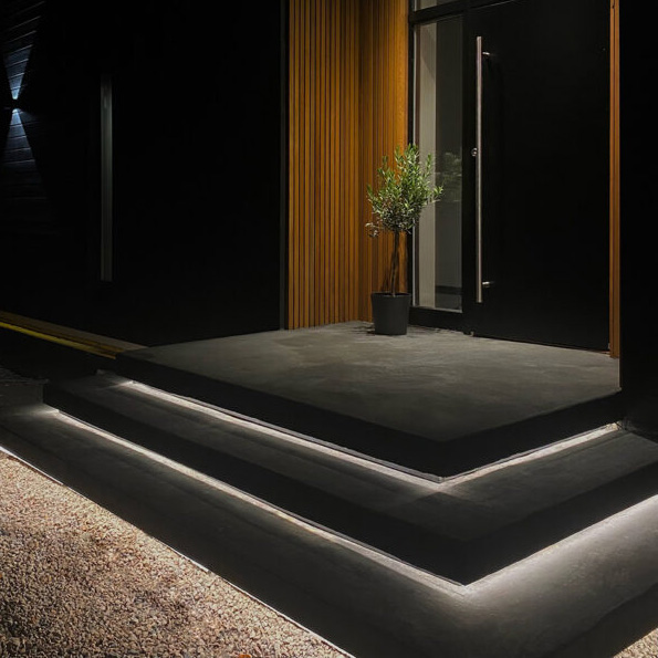 Belysning entré trappa