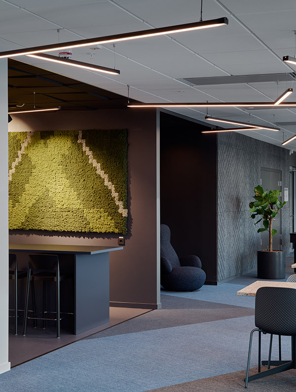 LED-list i tak kontor