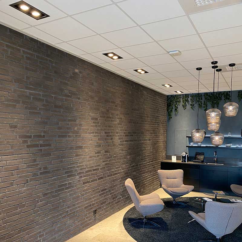 Dubbel spotlight infälld i tak